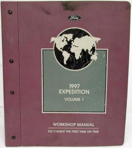 1997 Ford Expedition Service Shop Repair Manual 2 Vol Binder Set