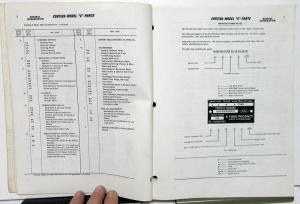1967-1970 Ford Cortina Dealer Master Parts & Illustrations Catalog Book Model C