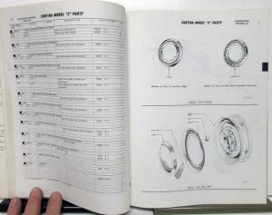 1967-1970 Ford Cortina Dealer Master Parts & Illustrations Catalog Book Model C