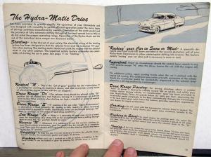 Original 1952 Oldsmobile Ninety-Eight Deluxe Super Eighty-Eight Owners Manual