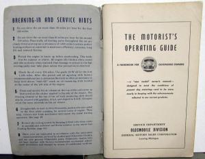 1941 Oldsmobile Owners Manual Original Streamliner Torpedo