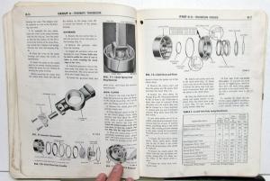 1962 Ford Fairlane 500 Service Shop Repair Manual