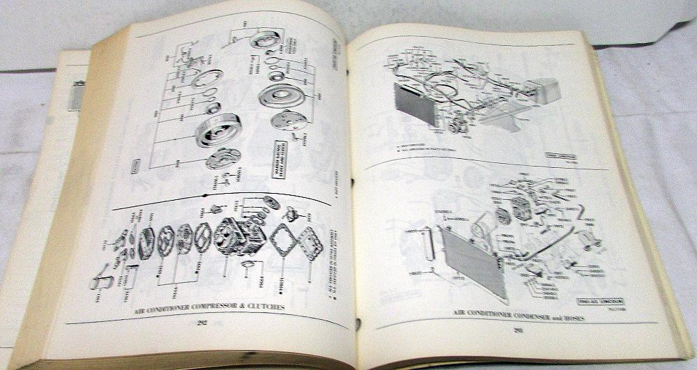 19601962 Lincoln Dealer Master Chassis & Body Parts Catalog Book