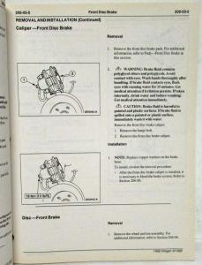 1999 Ford Motor Company Mercury Villager Service Shop Repair Manual 2 Vol Set