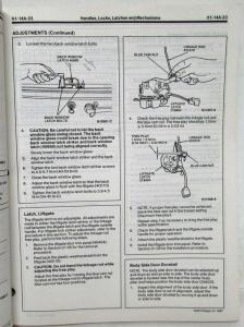 1998 Ford Motor Company Mercury Villager Service Shop Repair Manual