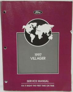 1997 Ford Mercury Villager Workshop Repair Service Manual One Vol