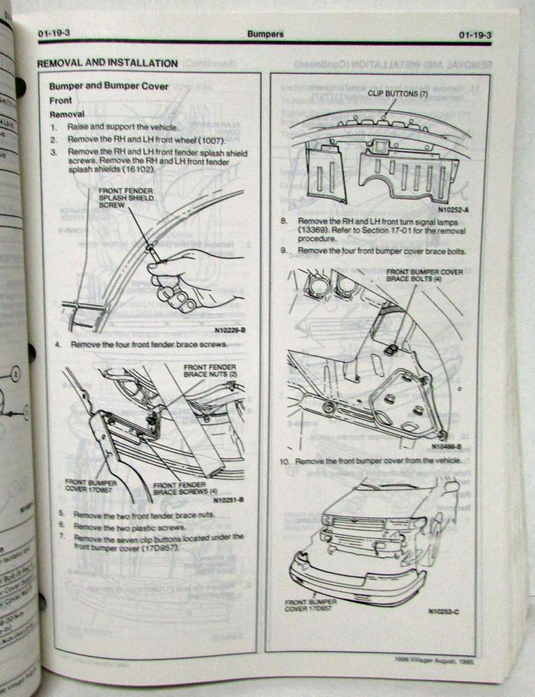 96 Mercury Villager Engine Diagram - Wiring Diagram Networks