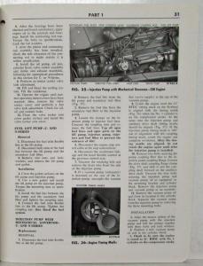 1963 Ford Diesel Truck 3500-7000 Series Service Shop Repair Manual Supplement