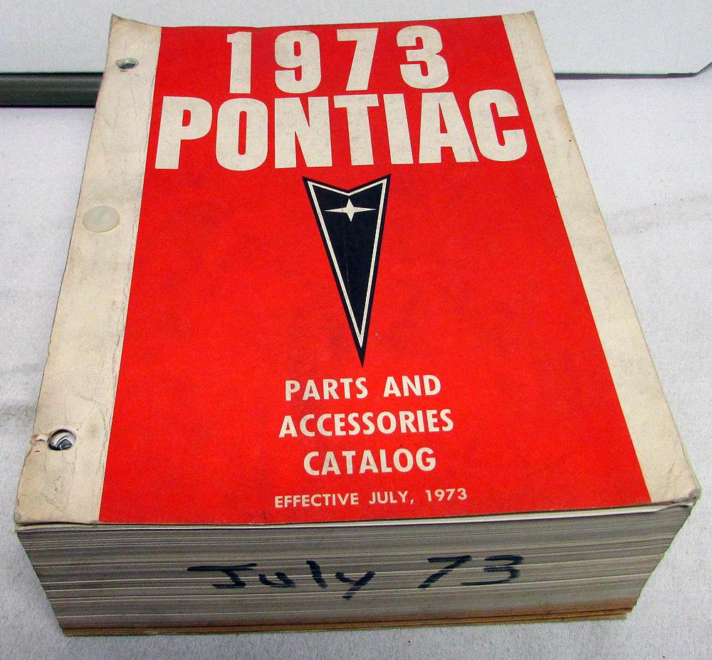 19551973 Pontiac Dealer Chassis & Body Parts & Accessories Catalog