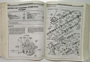 1991 Ford F- FT- B-600 700 800 Truck Service Shop Repair Manual