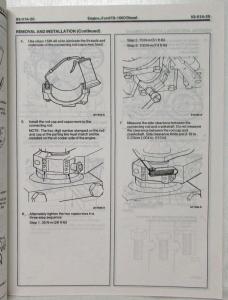 1992 Ford Truck FD-1060 Diesel Engine Service Shop Repair Manual Supplement