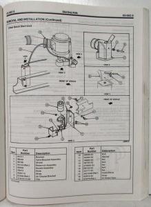 1992 Ford Truck FD-1060 Diesel Engine Service Shop Repair Manual Supplement