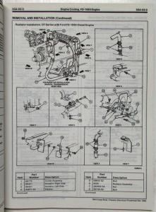 1993 Ford Cargo Truck Service Shop Repair Manual