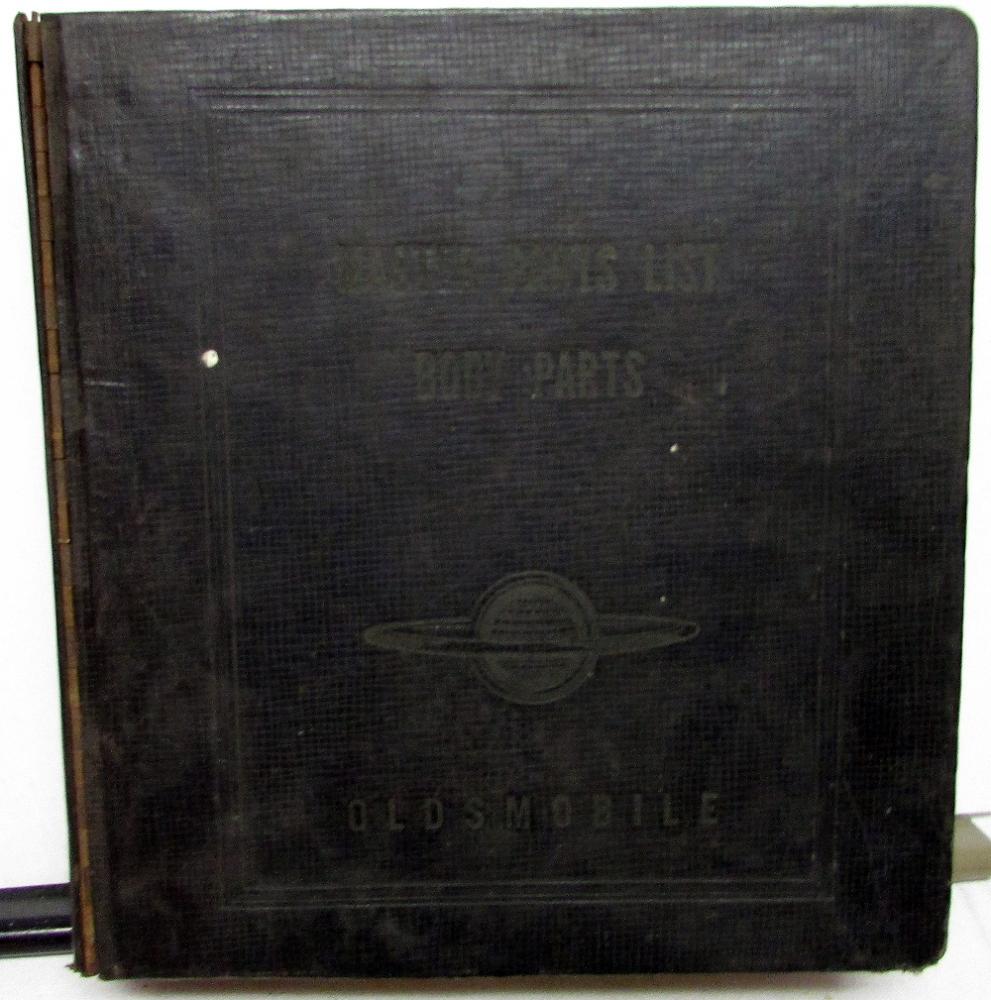 1947-1964 Oldsmobile Body Parts & Accessories Catalog Book F85 Cutlass 88 98