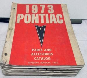 1964-1973 Pontiac Dealer Parts Catalog Book Text GTO Firebird LeMans
