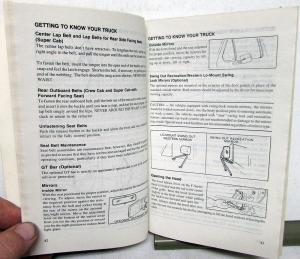 1979 Ford Truck Owners Manual Guide Care & Operation Pickup F100 F250 F350 Orig