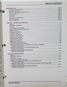 1997 Ford Mercury Mountaineer New Model Training Reference Book