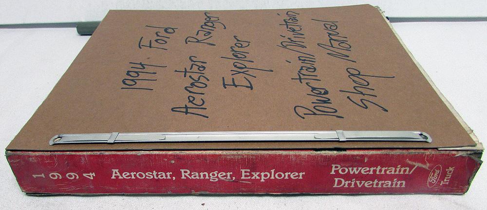 1994 Ford Aerostar Ranger Pickup Explorer Service Shop Repair Manual Powertrain