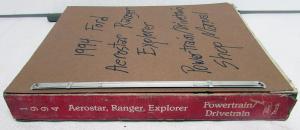 1994 Ford Aerostar Ranger Pickup Explorer Service Shop Repair Manual Powertrain