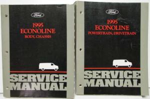1995 Ford Econoline Van Service Shop Repair Manual 2 Vol Set