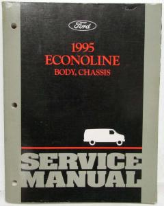 1995 Ford Econoline Van Service Shop Repair Manual 2 Vol Set