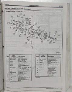 1995 Ford Econoline Van Service Shop Repair Manual 2 Vol Set