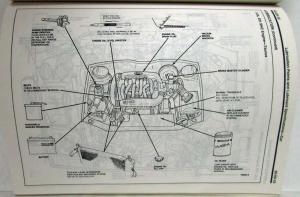 1990 Ford Car Truck Pre-Delivery Service Shop Manual