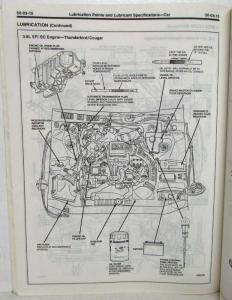1990 Ford Car Truck Pre-Delivery Service Shop Manual