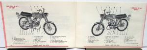 1968 Harley Davidson Motorcycle M-65 &S Riders Hand Book Owners Manual NOS