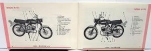 1968 Harley Davidson Motorcycle M-125 Riders Hand Book Owners Manual Vintage NOS