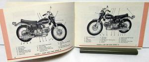 1969 Harley Davidson Motorcycle Sprint SS Riders Hand Book Owners Manual NOS