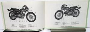 1971 Harley Davidson Motorcycle Sprint Riders Hand Book Owners Manual SS NOS