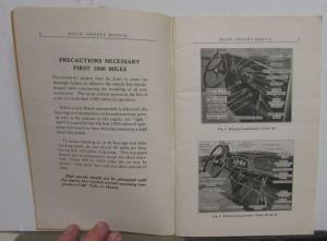 1934 Buick 40 50 60 90 Series Owners Manual Original