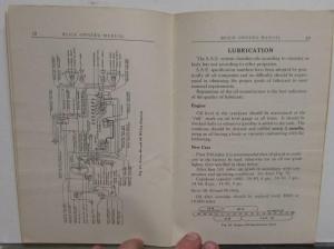 1934 Buick 40 50 60 90 Series Owners Manual Original