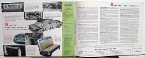1952 Ford Mainline Customline Crestline Sales Brochure Original Revised 5/52