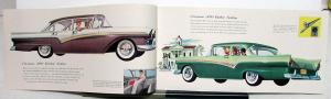 1957 Ford Custom & Custom 300 XL Color Sales Brochure Original Rev Feb 1957