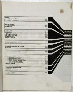 1978 Ford Courier Pickup Truck Service Shop Repair Manual
