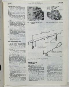 1975 Ford Truck Service Shop Repair Manual Supplement