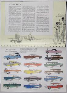 1958 Ford Custom 300 Series XL Color Sales Brochure REVISED 10-57