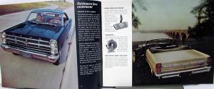 1967 Ford Fairlane 500 XL GT GTA Cupe Hardtop Sedan CANADIAN Sales Brochure