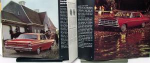 1967 Ford Fairlane 500 XL GT GTA Cupe Hardtop Sedan CANADIAN Sales Brochure