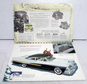 1958 Ford Custom 300 Series XL Color Sales Brochure Original Dated 9-57