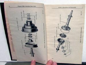 1939 To 1946 Ford Truck Rear Axle Repair Manual T U W COE 3/4 1 Ton Original