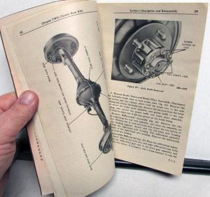 1939 To 1946 Ford Truck Rear Axle Repair Manual T U W COE 3/4 1 Ton Original