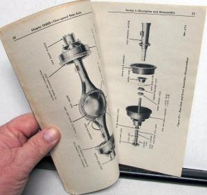 1939 To 1946 Ford Truck Rear Axle Repair Manual T U W COE 3/4 1 Ton Original