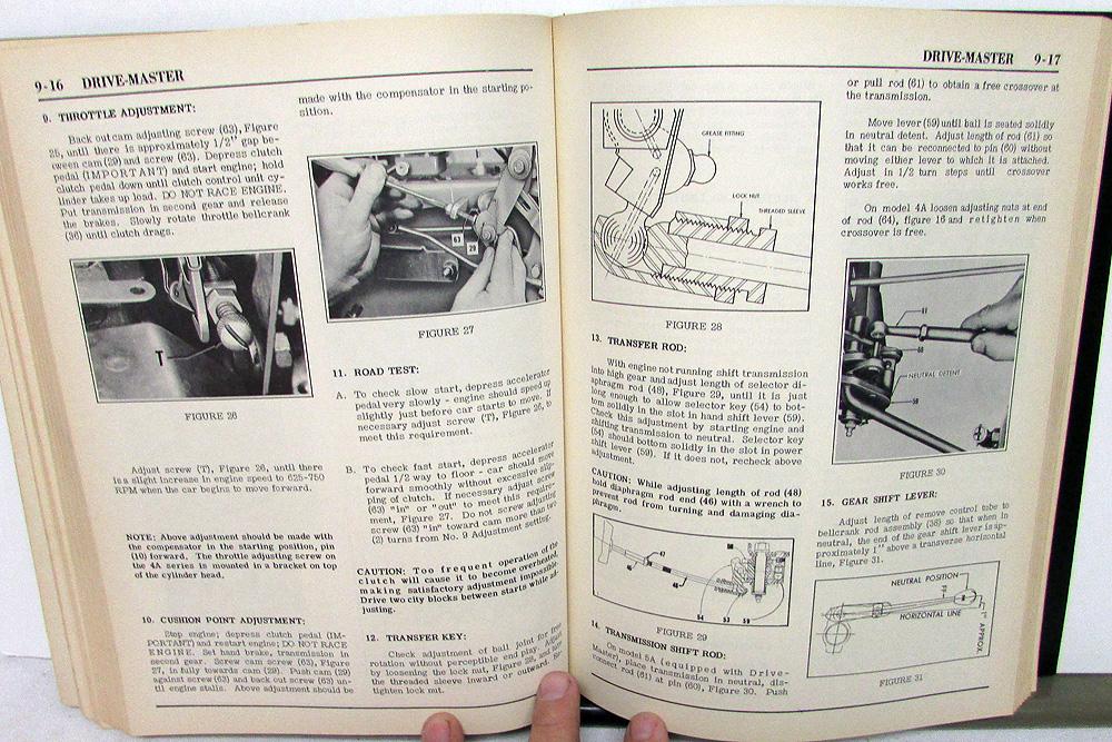1951 Hudson Shop Manual Pacemaker Commodore Hornet Super Custom Service Repair