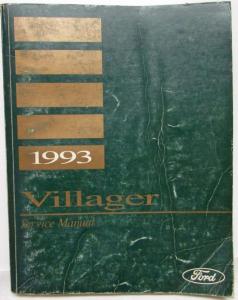1993 Ford Motor Company Mercury Villager Service Shop Repair Manual