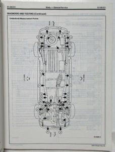 1993 Ford Motor Company Mercury Villager Service Shop Repair Manual