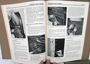 1937 Plymouth Dealer Service Shop Manual Repair P3 & P4 Models Original