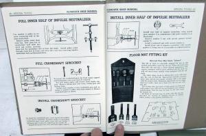 1937 Plymouth Dealer Service Shop Manual Repair P3 & P4 Models Original